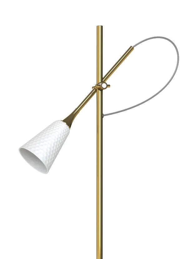 Jamz Floor Reading Lamp Gold