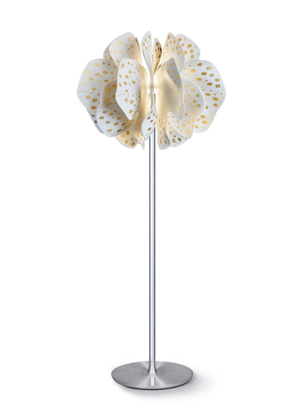 Nightbloom Floor Lamp White & Gold