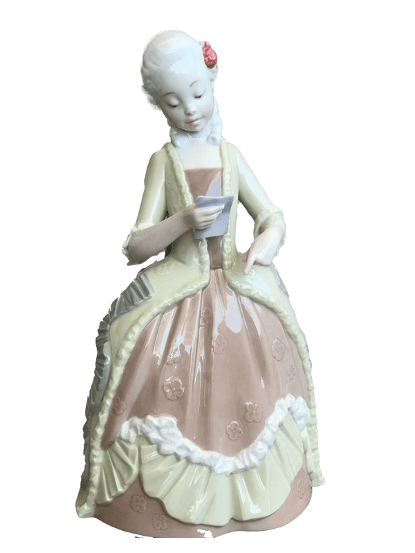 Rococo Girl With Letter