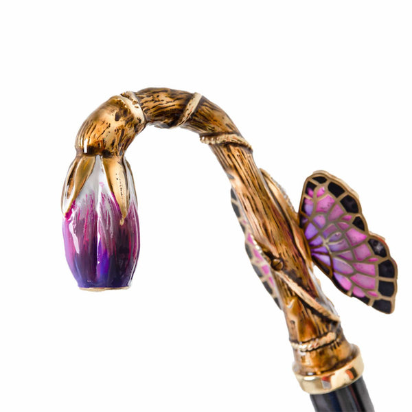 Purple Butterfly Umbrella