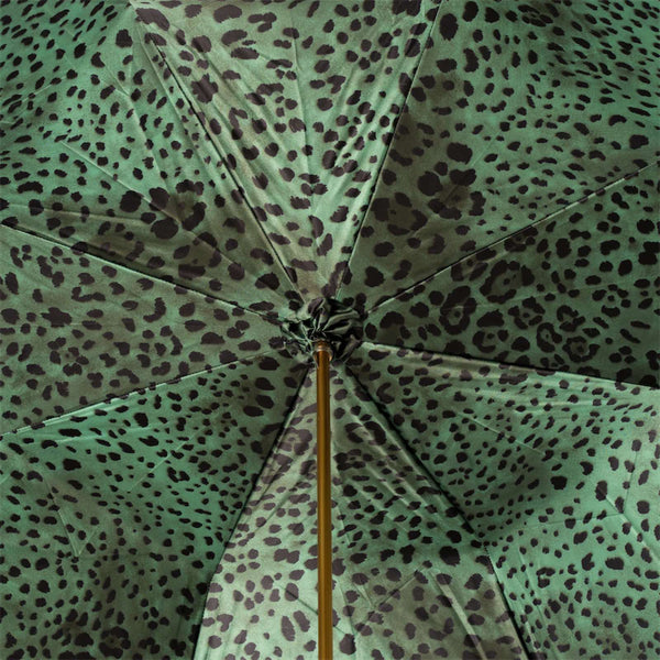 Green Leopardized Panther Umbrella