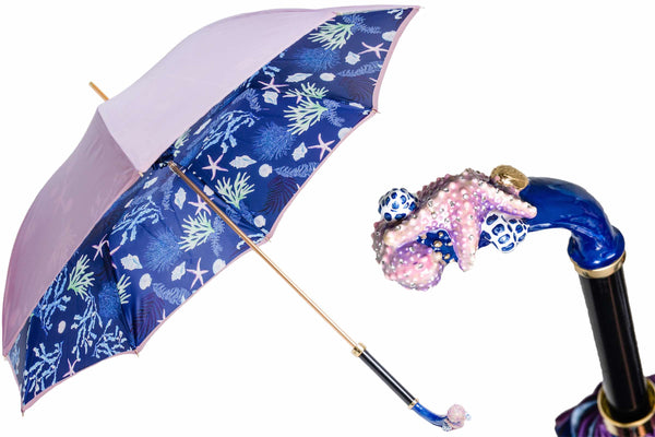 Blue Starfish Umbrella