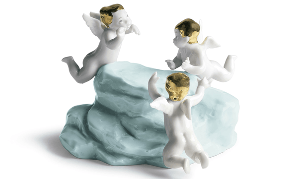 Earth-Cherubs on Small Turquesa Earth