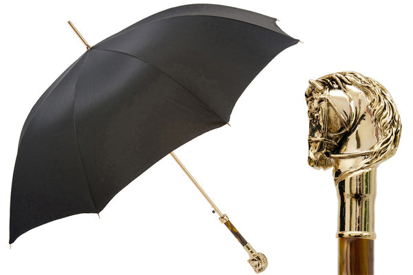 Golden Horse Umbrella
