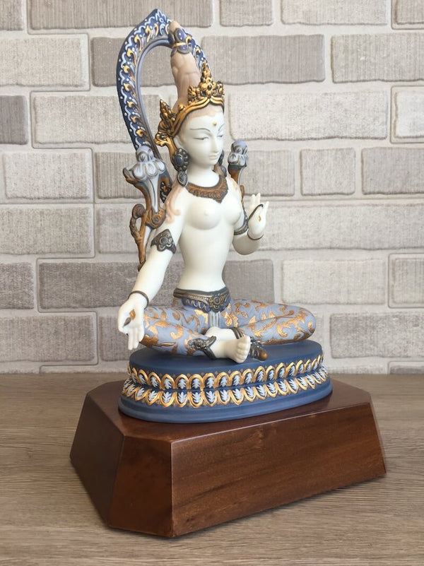 white tara goddess statues