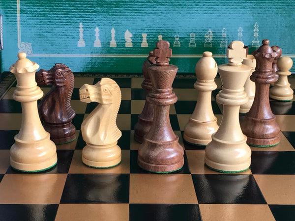 Golden Rosewood Chess Set