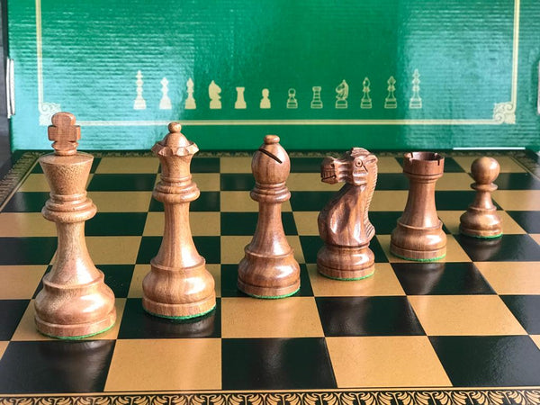 Golden Rosewood Chess Set