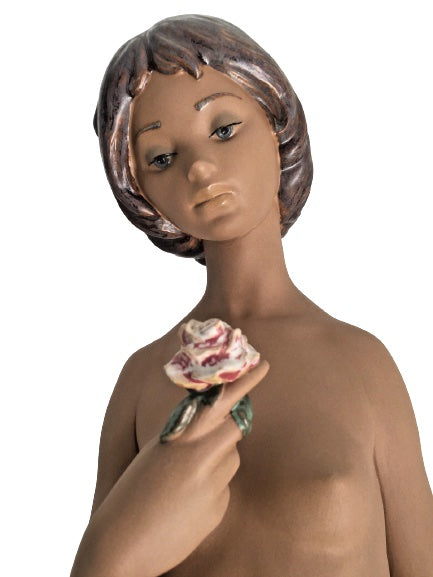 Nude with Rose