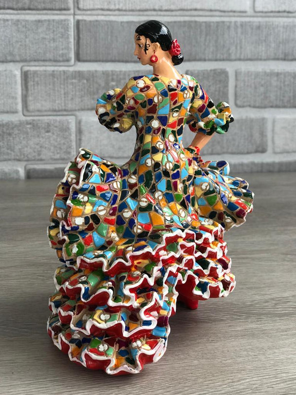 Dancer Mosaic Figurine