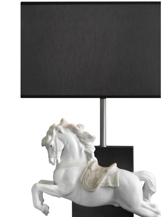 Horse on Pirouette Lamp