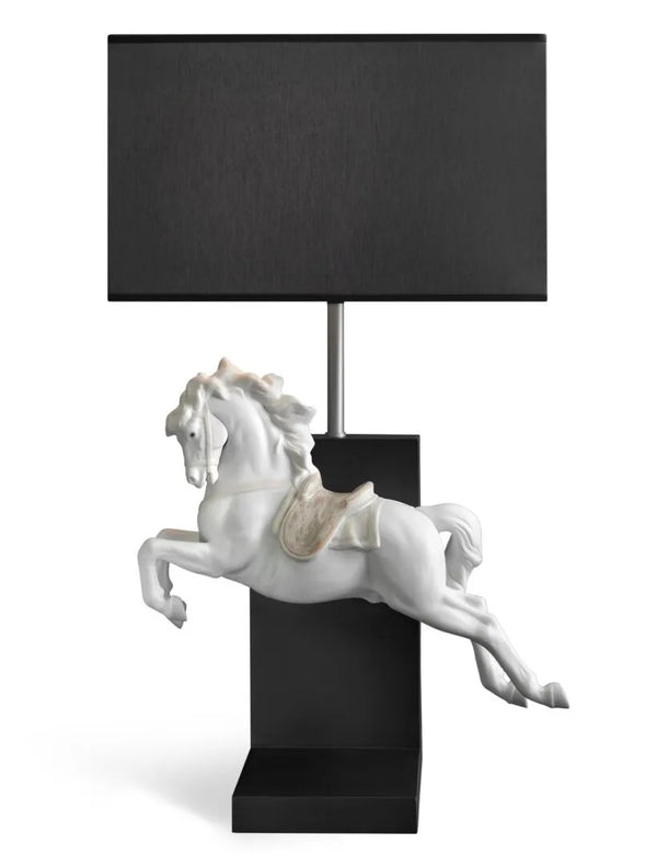 Horse on Pirouette Lamp