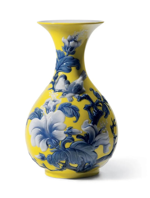 Sparrows Vase Yellow