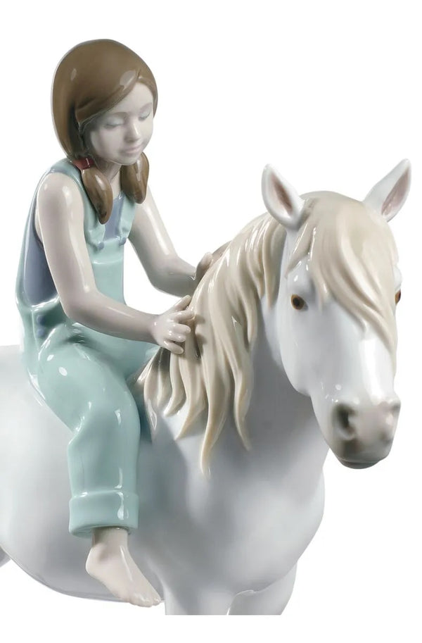 Girl With Pony