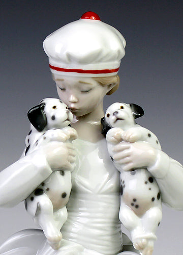 Girl With Dalmatians