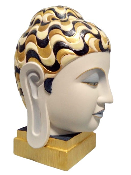 Buddha I & II  Golden and Blue