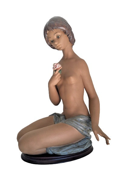Nude with Rose