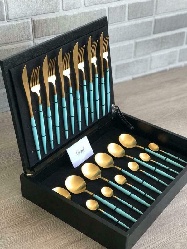 Goa Turquoise Gold 24 Piece