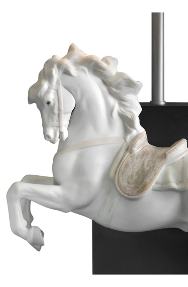 Horse on Pirouette Lamp