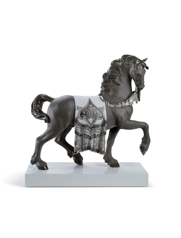 A Regal Steed Silver Lustre