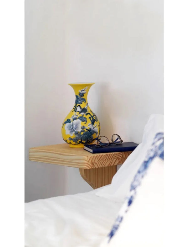 Sparrows Vase Yellow
