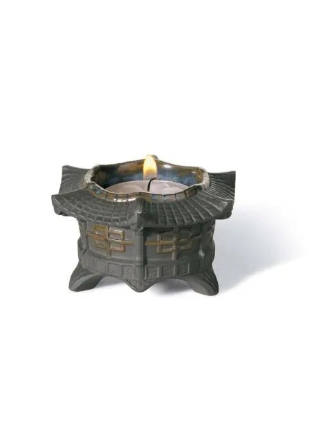 Tea Light Candle Holder Black