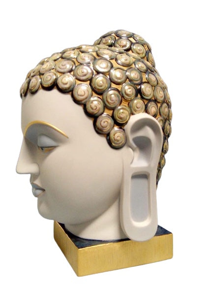 Buddha I & II  Golden and Blue