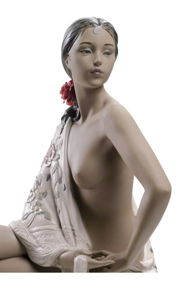 Nude With Shawl