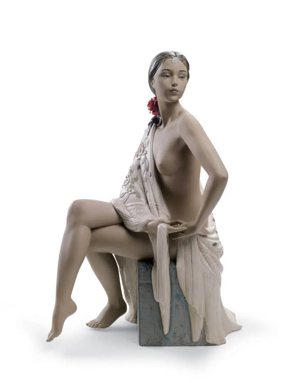 Nude With Shawl