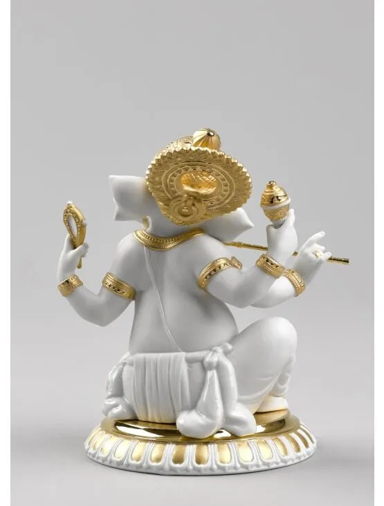 Bansuri Ganesha Golden Lustre
