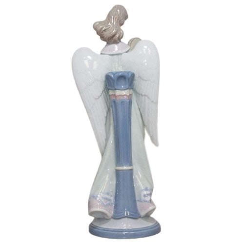 Angel with Tambourine Candleholder