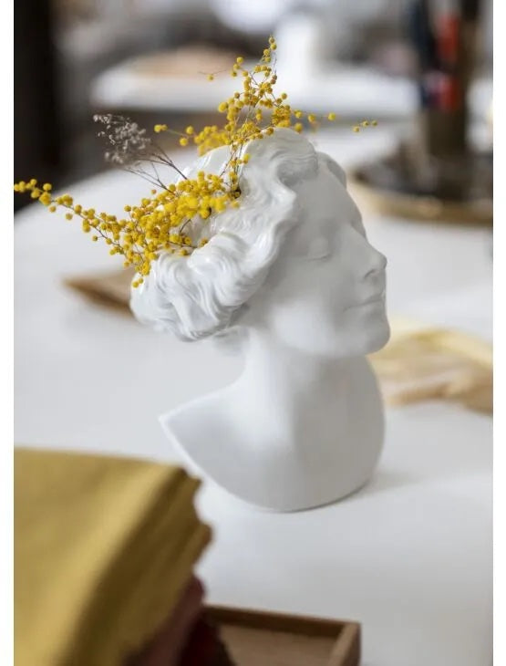 Daisy Woman Bust Vase