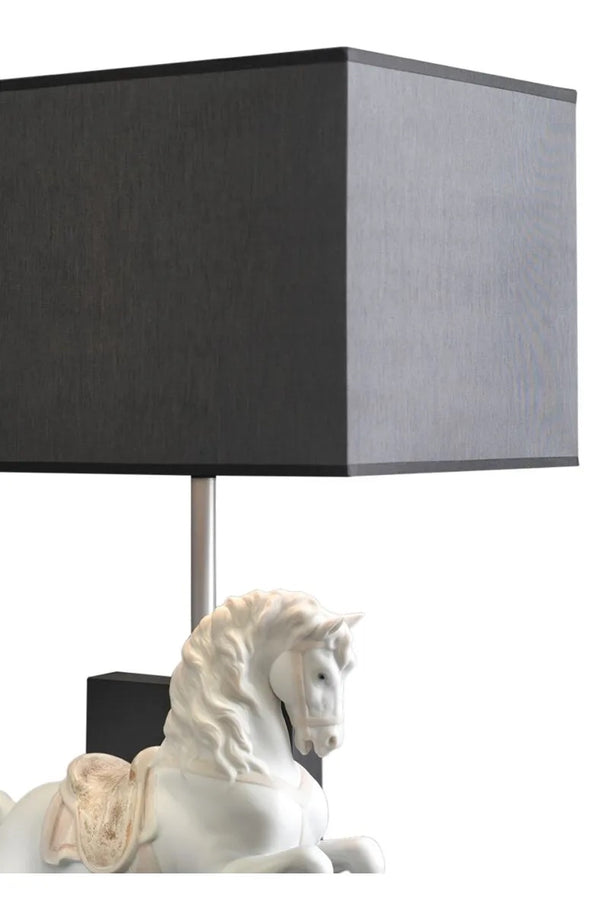 Horse on Courbette Lamp