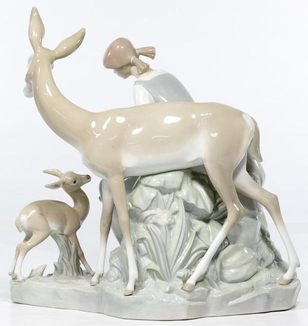 Girl and Gazelle