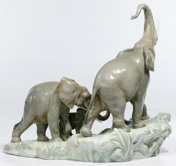 Elephants Walking