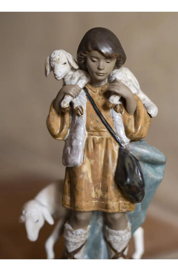 Shepherd Boy Nativity Gres
