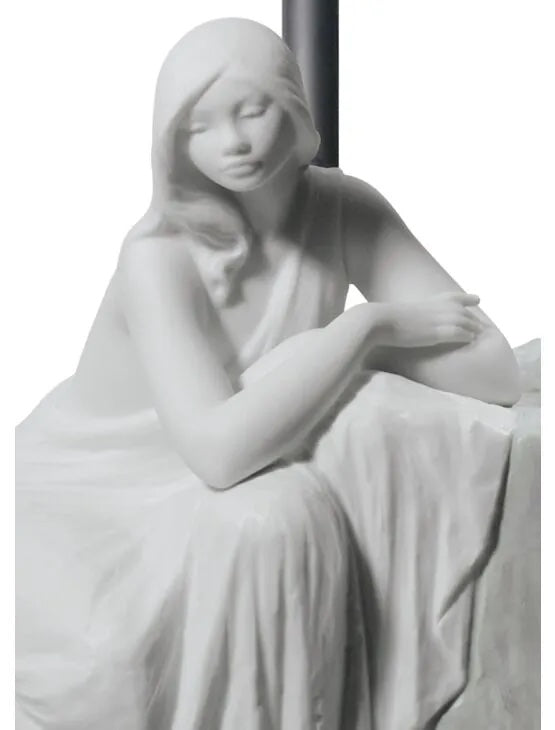 Meditating Woman Lamp I