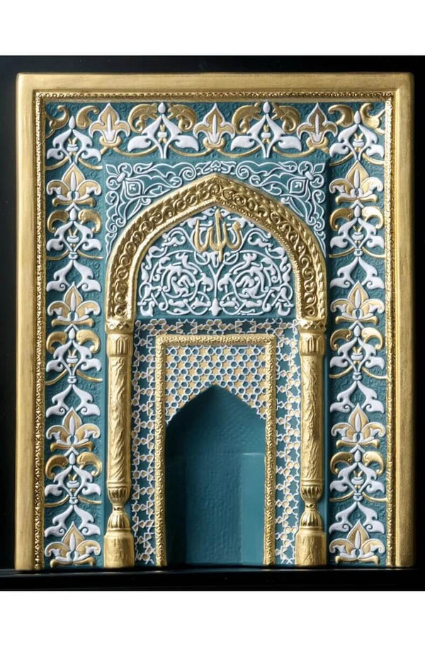 Mihrab Green Wall Hanging