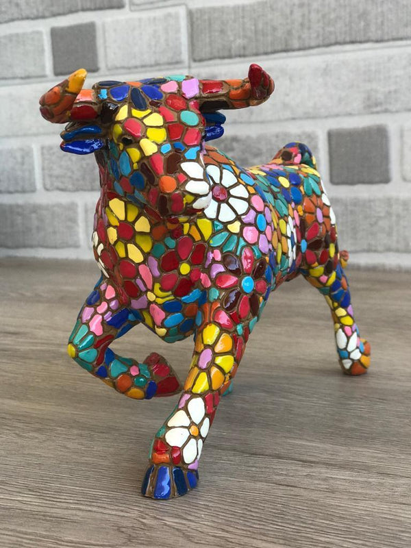 Flowers Bull Mosaic