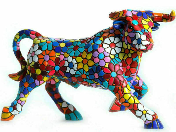 Flowers Bull Mosaic