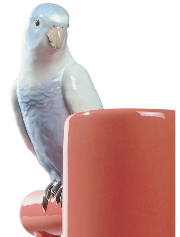 Parrot Parade Vase Coral