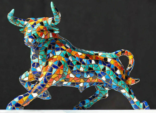 Bull Mosaic Turquoise